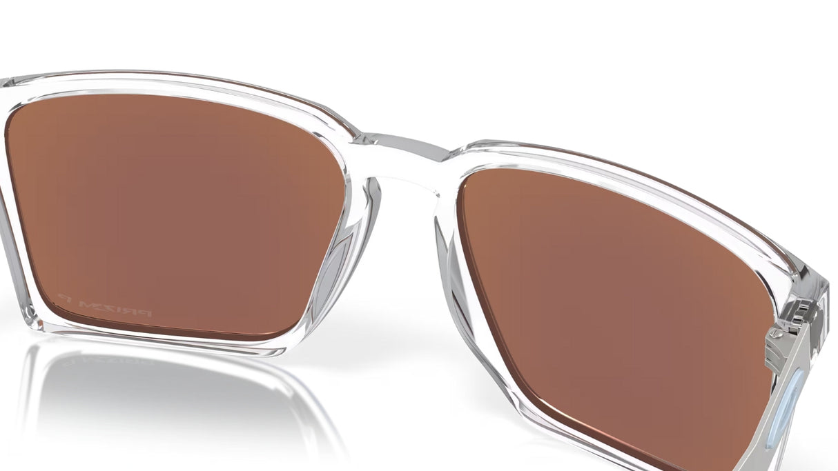 Oakley Exchange Sun Polished Oakley Transparent/ Prizm Deep Water
 tPolarized Achterkant