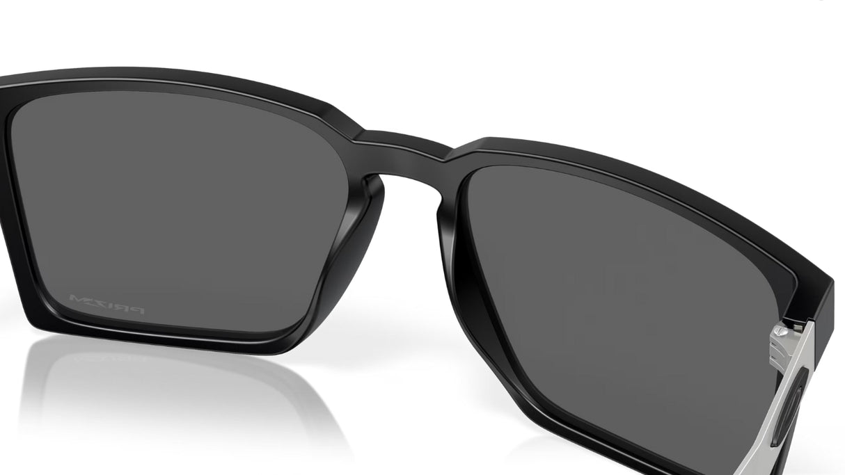 Oakley Exchange Sun Satin Black/ Prizm Black Achterkant
