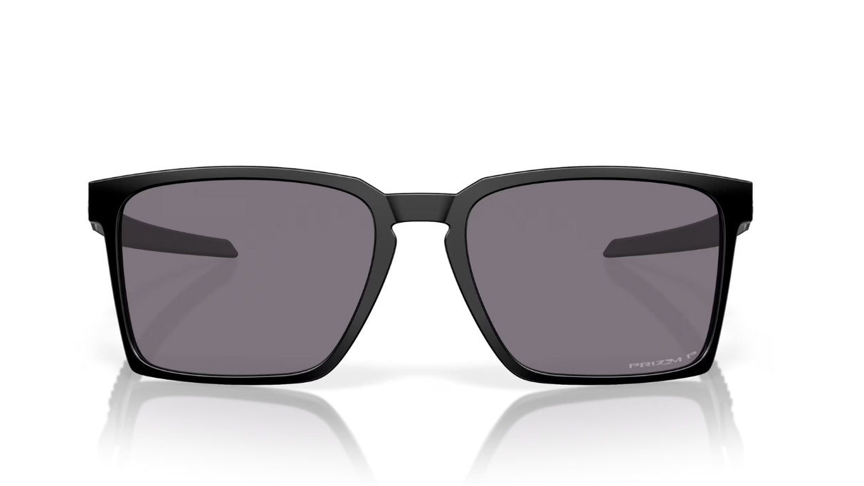 Oakley Exchange Sun Satin Black/ Prizm Grey Polarized Voorkant