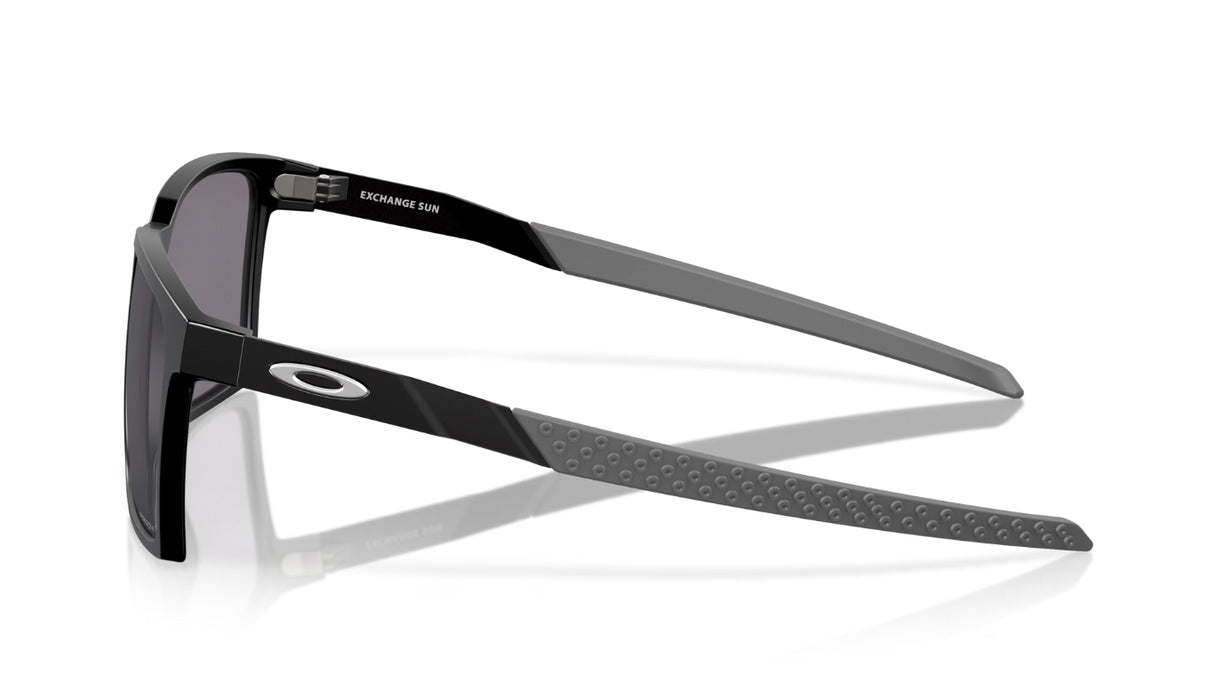 Oakley Exchange Sun Satin Black/ Prizm Grey Polarized Zijkant