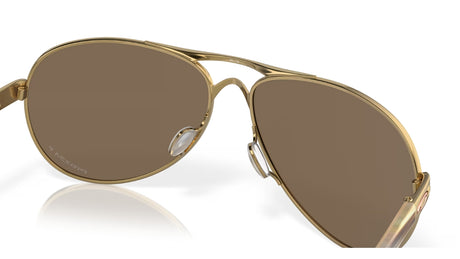 Oakley Feedback Polished Gold Prizm Rose Gold Polarized achterzijde