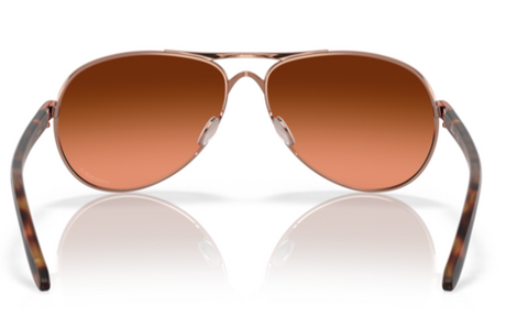 Oakley Feedback Rosé Gold Prizm Brown Gradient achterzijde