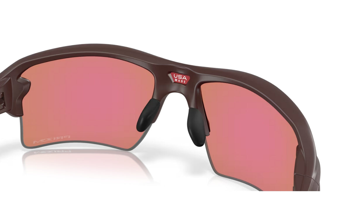 Oakley Flak 2.0 XL Matte Grenache Prizm Golf achterzijde schuin