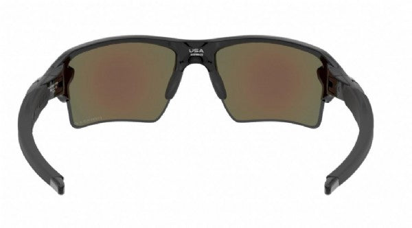 Oakley Flak 2.0 XL Polished Black Prizm Sapphire Polarized achterzijde