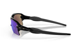 Oakley Flak 2.0 XL Polished Black Prizm Sapphire Polarized zijaanzicht