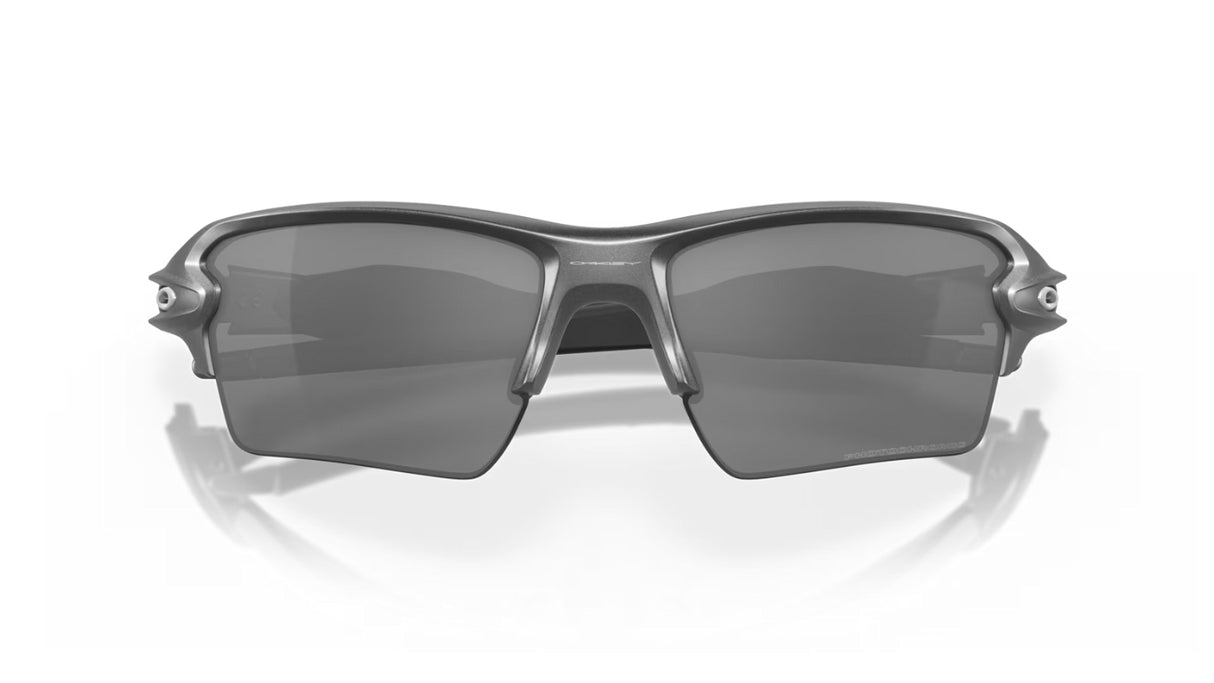 Oakley Flak 2.0 XL Steel Clear to Black Iridium Photochromic voorzijde grey lens