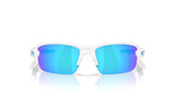 Oakley Flak S Polished White Prizm Sapphire voorzijde