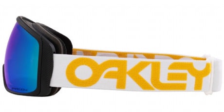 Oakley Flight Tracker M B1B White Gold Prizm Snow Argon Iridium zijaanzicht