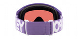 Oakley Flight Tracker M Matte Lila Prizm Snow Sapphire Iridium achterzijde