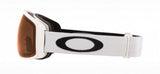 Oakley Flight Tracker M Matte White Prizm Persimmon zijaanzicht