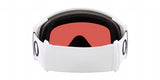 Oakley Flight Tracker M Matte White Prizm Snow Argon Iridium achterzijde