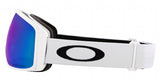 Oakley Flight Tracker M Matte White Prizm Snow Argon Iridium zijaanzicht
