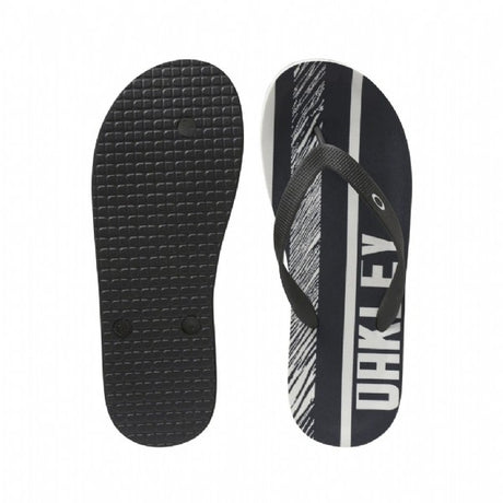 Oakley-Frogskin-Flip-Flop-Black-White
