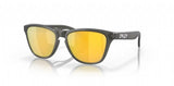 Oakley-Frogskin-XS-extra-small-Matte-Grey-SmokePrizm-24K-Polarized