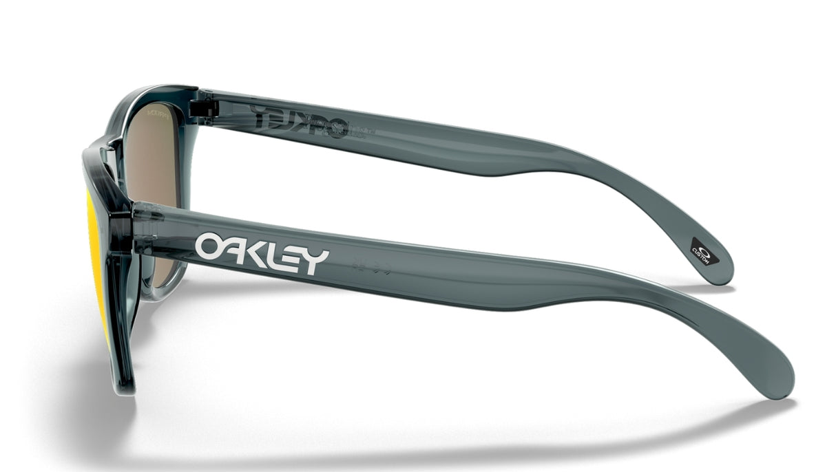 Oakley-Frogskins-Crystal-Black-Prizm-Ruby-Zijkant