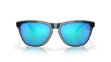 Oakley Frogskins Crystal Black Prizm Sapphire Polarized voorzijde
