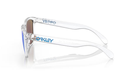 Oakley Frogskins Crystal Clear Prizm Sapphire zijaanzicht