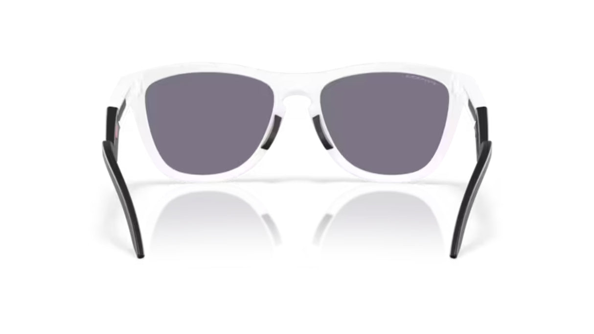 Oakley Frogskins Hybrid Duality Collection Matte White/ Prizm Grey achterkant