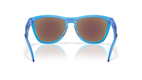 Oakley Frogskins Hybrid Matte Acid Blue/ Prizm Sapphire achterkant