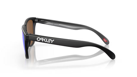 Oakley Frogskins Matte Black Prizm Violet zijaanzicht