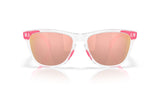 Oakley-Frogskins-Neon-Pop-Collection-Clear-Prizm-Rose-Gold-Voorzijde
