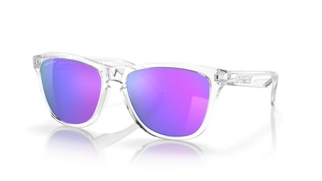 Oakley Frogskins Polished Clear Prizm Violet Iridium