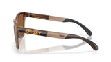 Oakley-Frogskins-Range-XL-Brown-Tortoise-Brown-Smoke-Prizm-Tungsten-Zijaanzicht