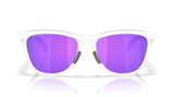 Oakley-Frogskins-Range-XL-Matte-Clear-Prizm-Violet-Vooraanzicht
