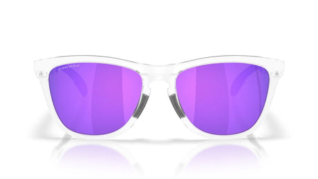 Oakley-Frogskins-Range-XL-Matte-Clear-Prizm-Violet-Vooraanzicht