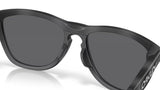 Oakley-Frogskins-Range-XL-Matte-Tortoise Smoke-Matte-Black-Prizm-Black-Polarized-Achterzijde