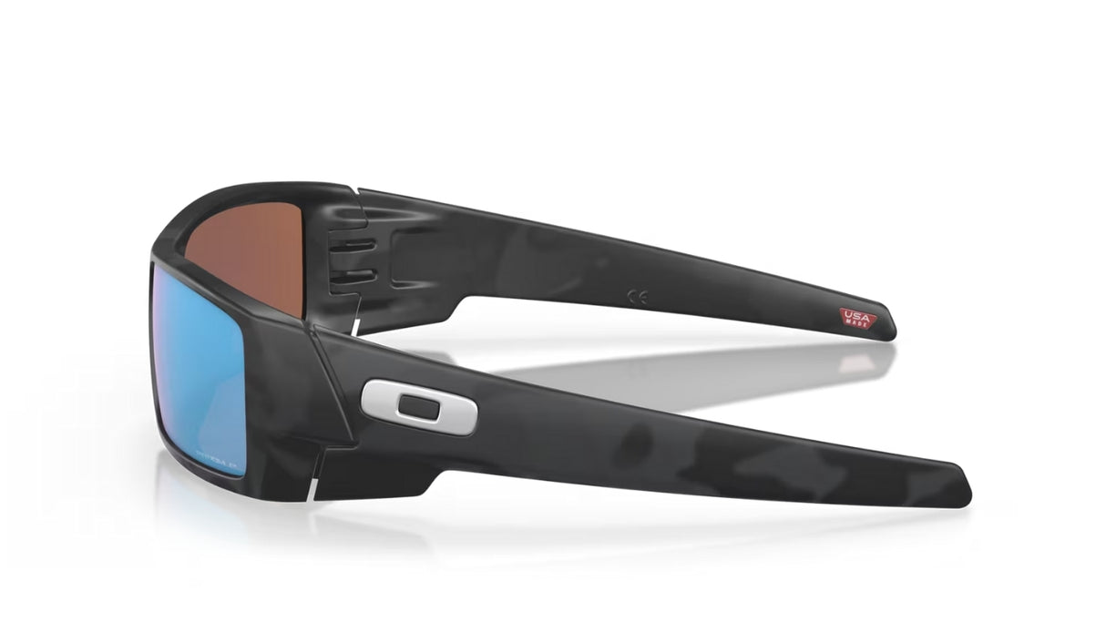 Oakley Gascan Matte Black Camo Prizm Deep Water Polarized zijaanzicht
