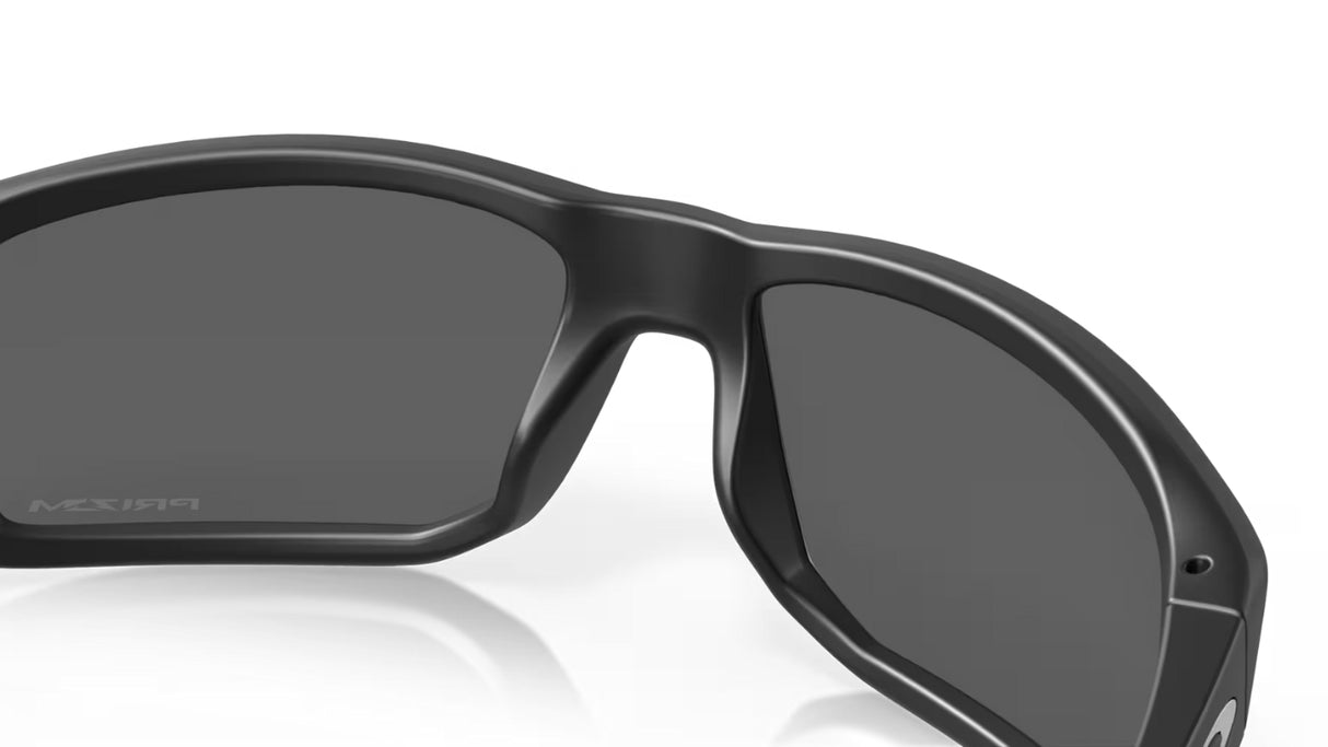 Oakley Gibston Matte Black/ Prizm Black iridium Achterkant