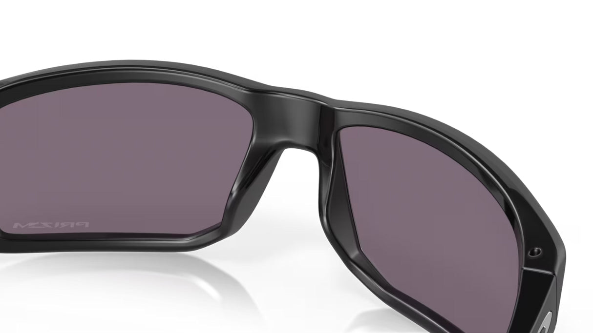 Oakley Gibston Polished Black / Prizm Grey Achterkant