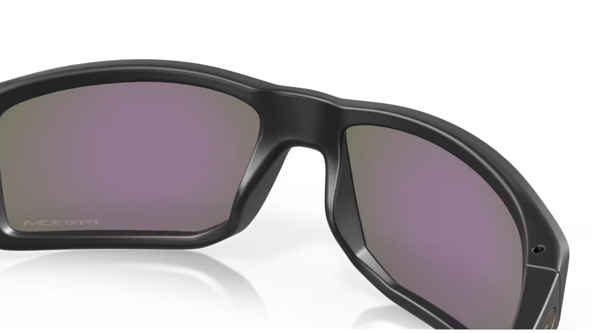 Oakley Gibston Matte Black/  Prizm Jade achterkant 1