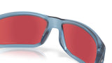 Oakley Gibston Matte Transparant Stonewash/ Prizm Snow Sapphire Achterkant
