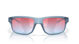 Oakley Gibston Matte Transparant Stonewash/ Prizm Snow Sapphire Voorkant