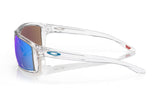 Oakley Gibston Polished Clear/ Prizm Sapphire Zijkant