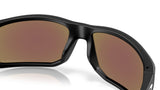 Oakley Gibston XL Matte Black/ Prizm Sapphire Achterkant