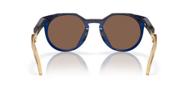 Oakley HSTN Kylian Mbappé Navy Transparent Blue/ Prizm 24K Polarized Achterkant