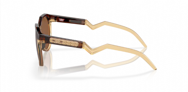 Oakley HSTN L Kylian MBappé Dark Amber Light Curry/Prizm Tungsten Zijkant