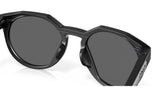 Oakley HSTN Metal Matte Black Prizm Black achterzijde nabij 