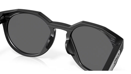 Oakley HSTN Metal Matte Black Prizm Black achterzijde nabij 