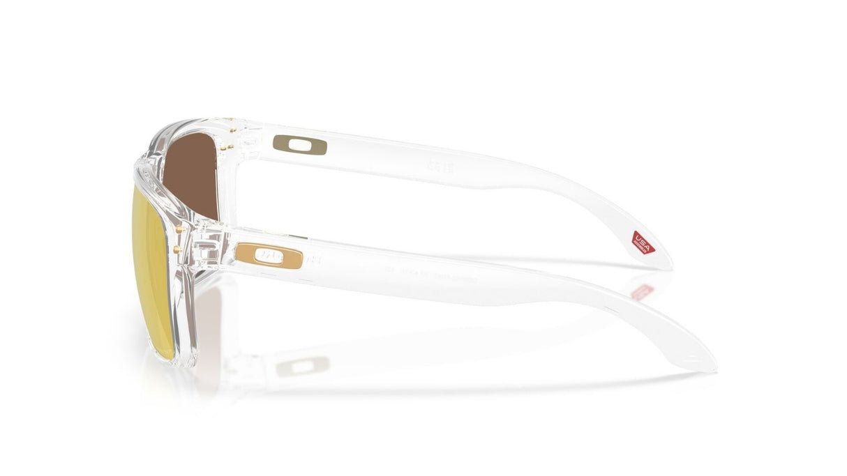 Oakley-Holbrook-Clear-Prizm-24K-Polarized