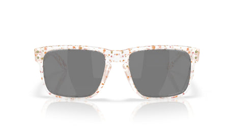 Oakley-Holbrook-Clear-Terrazzo-Prizm-Black-Polarized-voorzijde
