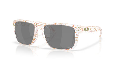 Oakley-Holbrook-Clear-Terrazzo-Prizm-Black-Polarized-schuin