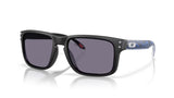 Oakley-Holbrook-Matte-Black-Prizm-Grey schuin