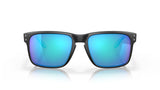 Oakley-Holbrook-Matte-Black-Prizm-Sapphire-Polarized-vooraanzicht