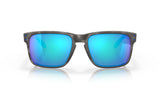 Oakley-Holbrook-Matte-Black-Tortoise-Prizm-Sapphire-Polarized-vooraanzijde