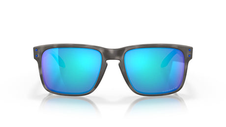 Oakley-Holbrook-Matte-Black-Tortoise-Prizm-Sapphire-Polarized-vooraanzijde