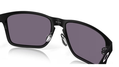 Oakley Holbrook Metal Matte Black / Jade Iridium achterzijde